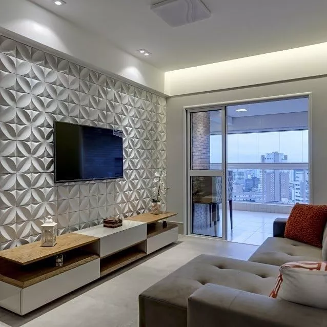 Placas PVC 3D Revestimento de Parede Decorativa