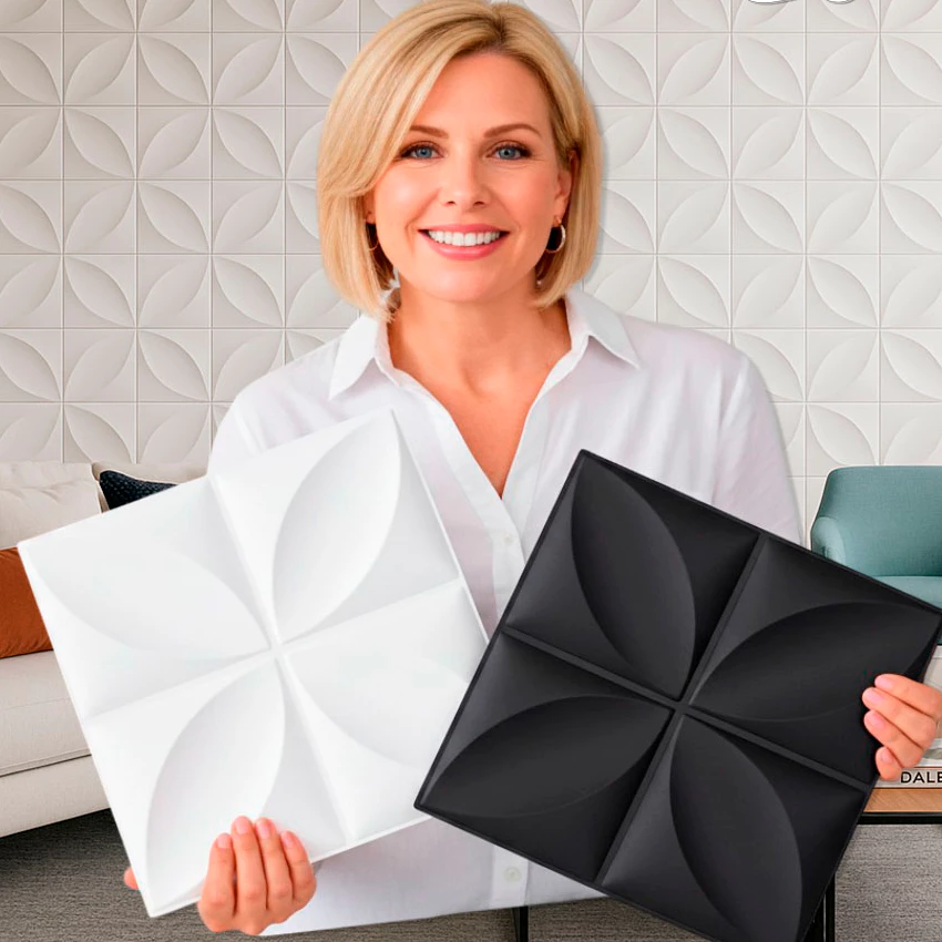 Placas PVC 3D Revestimento de Parede Decorativa