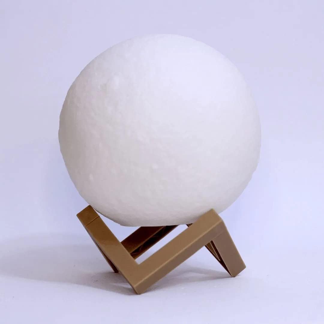 Luminaria Lua Cheia 12cm 3d Decoração Para Quarto/sala