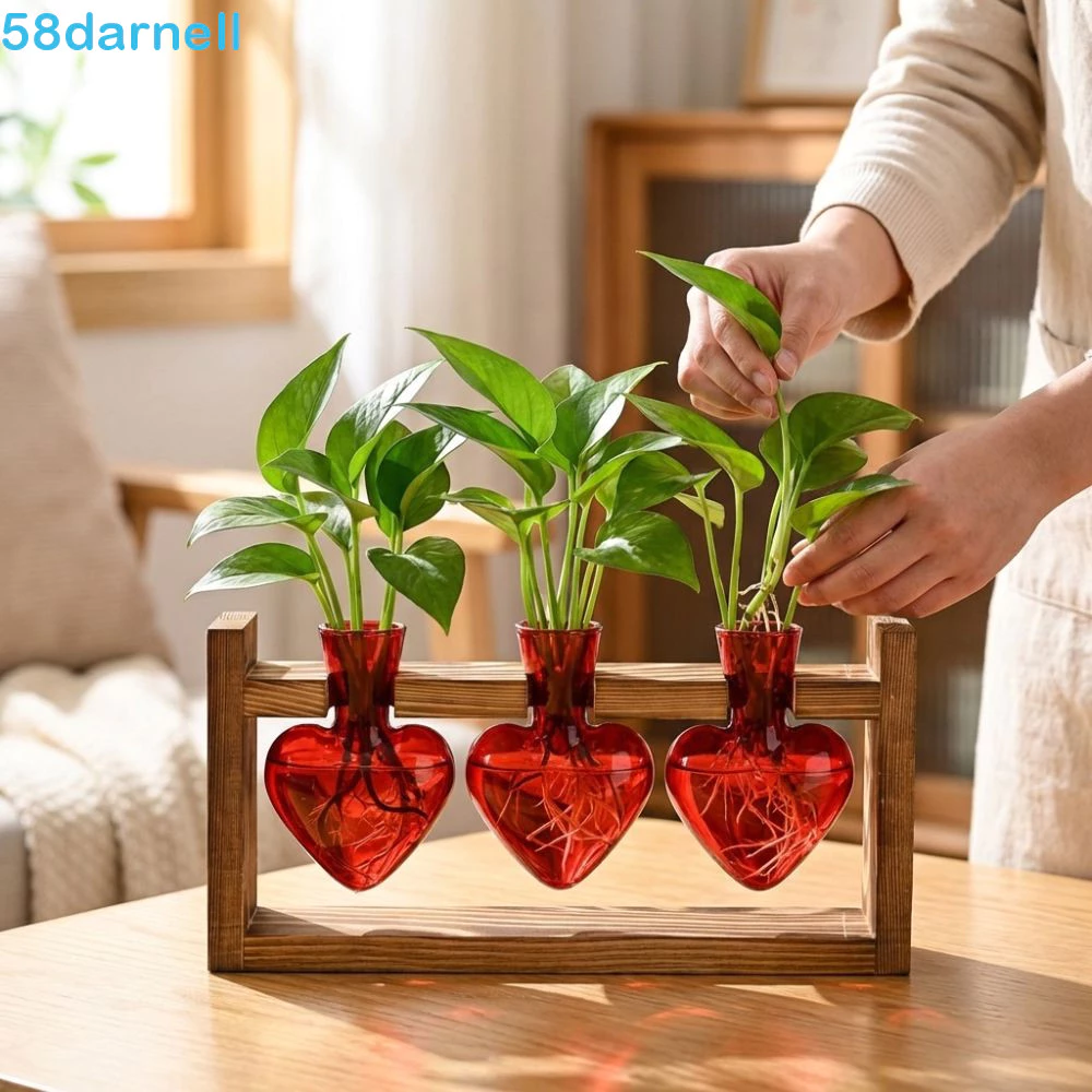 Vaso De Vidro Em Forma De Coração DARNELL 